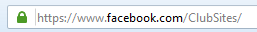 Facebook Address Bar Link