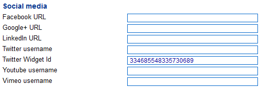 Social Media in Control File