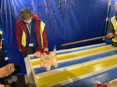 Pig Racing at Cheddar Festive Night