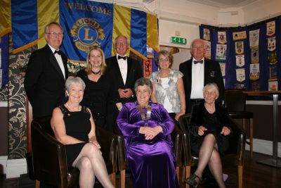 Club Members celebrate with President Janet and guests Club Members celebrate with President Janet and guests