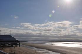 Late in the Day at Burnham on Sea